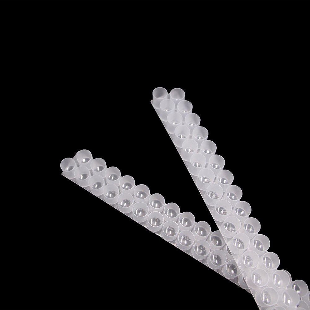 15PCS Beekeeping Royal Jelly Strip Double Rows Hole Holes Bee Milk Pulp Collect Container Plastic Bees Tools Equipment Supplies: Default Title