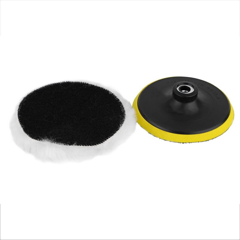 Esponja de pulido para limpieza de pintura de coche, Kit de almohadillas de encerado para ventana, 3 pulgadas, 7 unids/set por juego