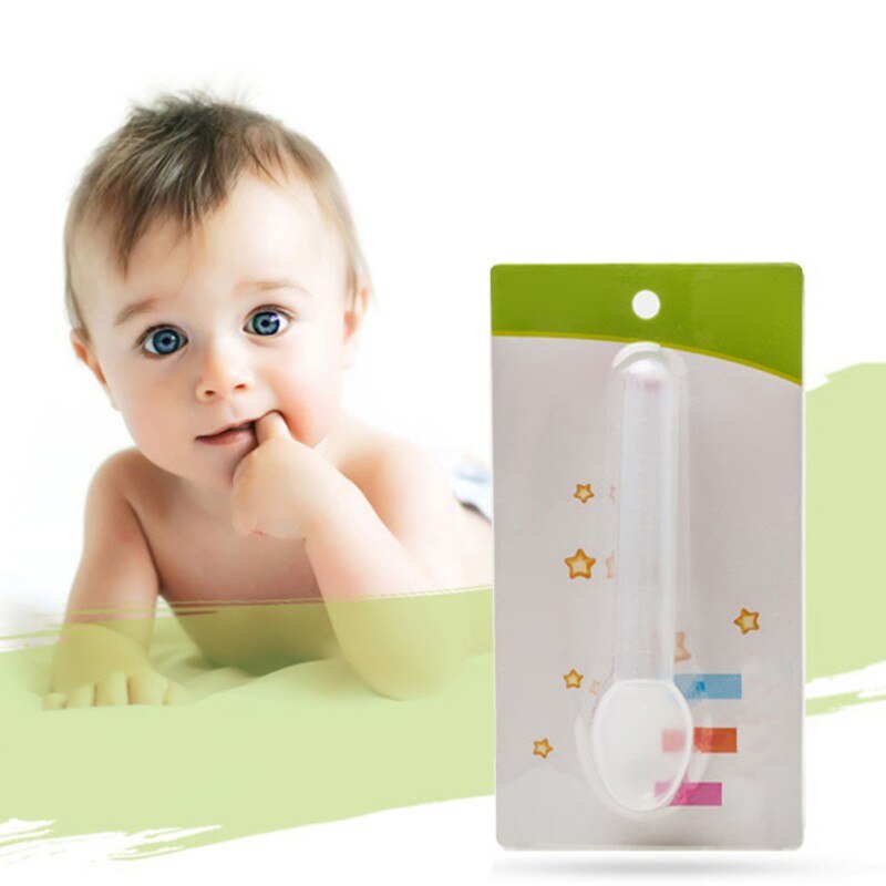 Spædbørnsmad dispensering sutteflaske ske silikone squeeze feeder redskaber 10ml 132