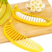 Banana Slicer Fruit Groente Snijder Chopper Shreadders Citroen Snijden Houder Salade Maker Safty Tool Keuken Accessoires Gadgets