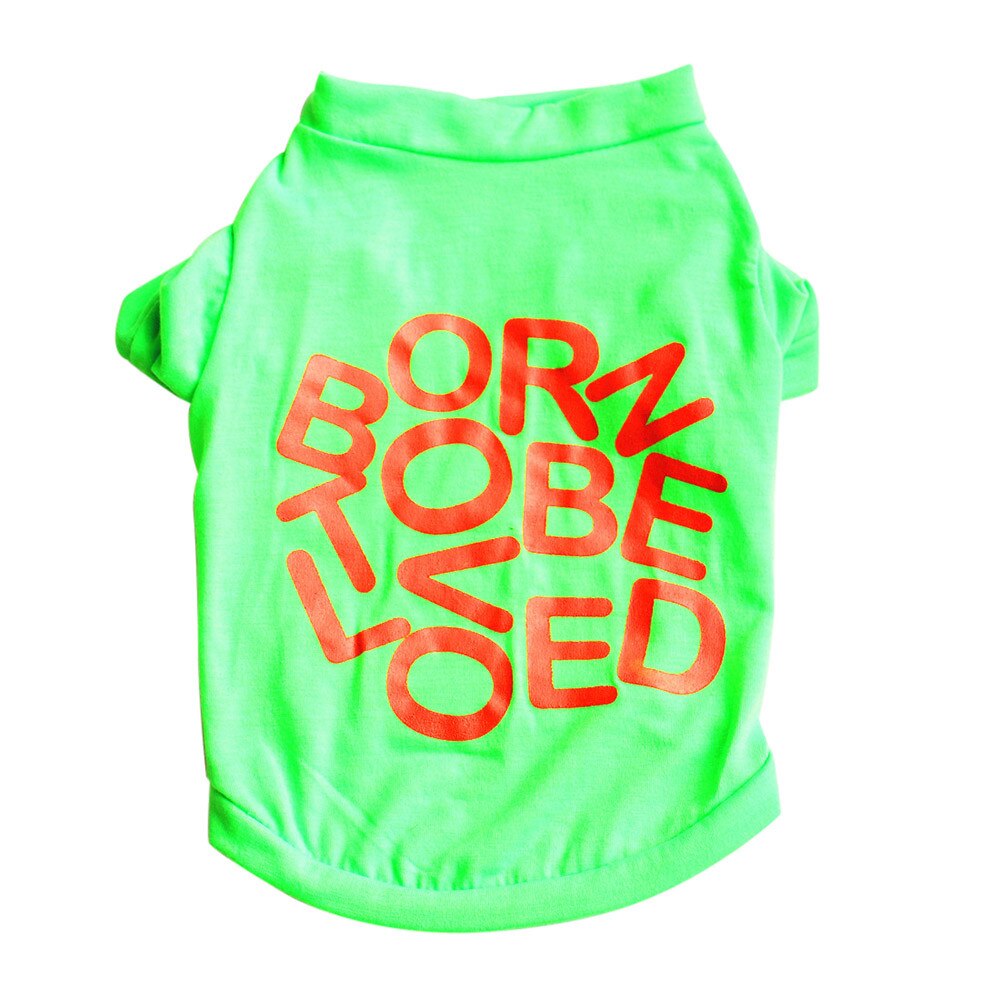 Vesten Leuke Kleine Pet Hond Kat Kleding T-shirts Kleding Vest Ropa Para Perros Chien Chemises # Een: XS / GREEN