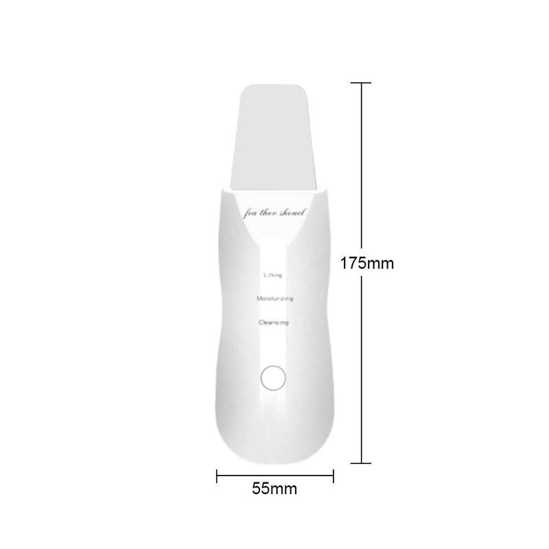 Skin Scrubber Ultrasonic Skin Peeling Machine Ultrasonic Scrubber Shovel Cleaner Blackhead