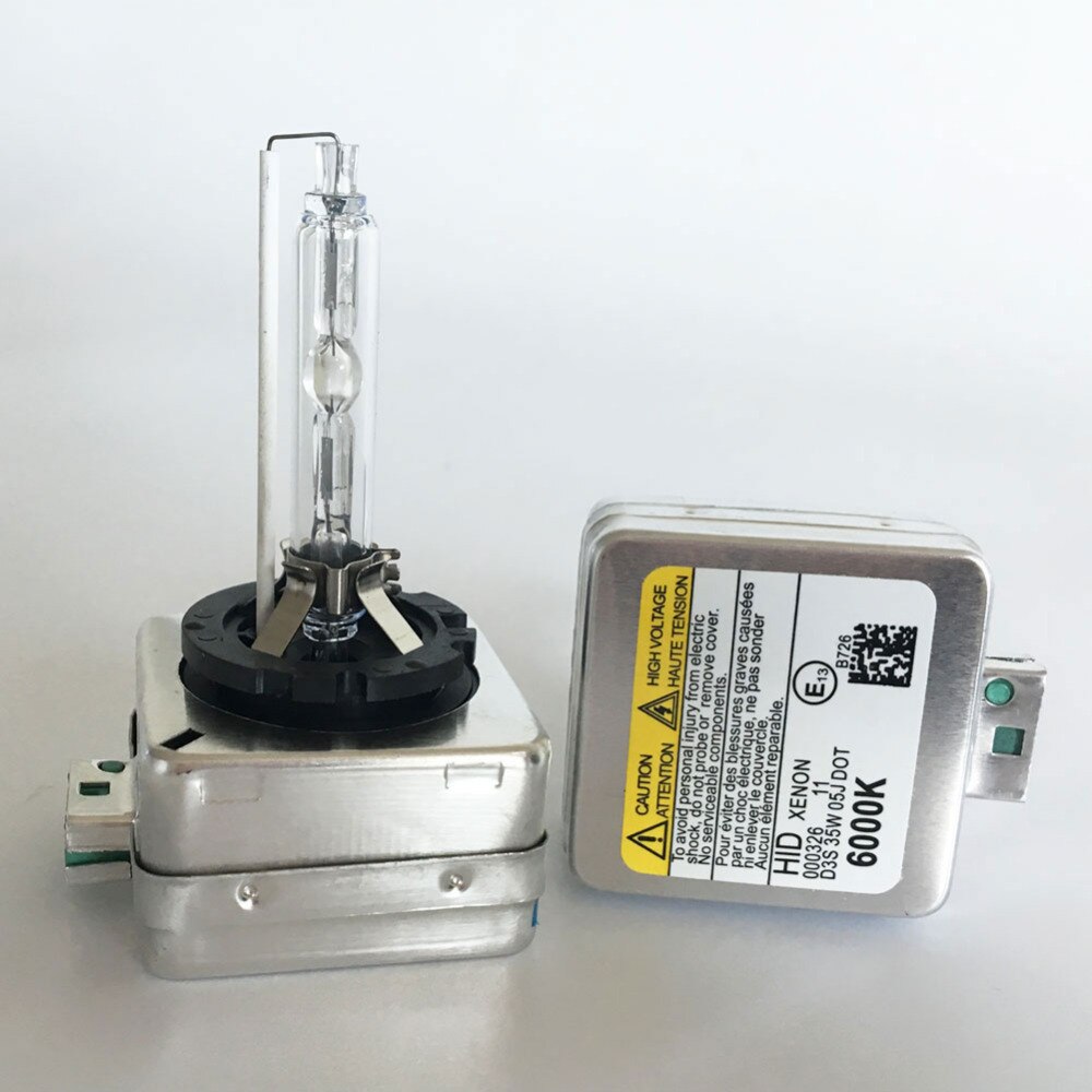 2 piezas 35 W D3S bombilla de Xenón 4300 k 5000 k 6000 k de la lámpara de xenón luz del coche D3S de Xenón HID bombilla para faro de coche