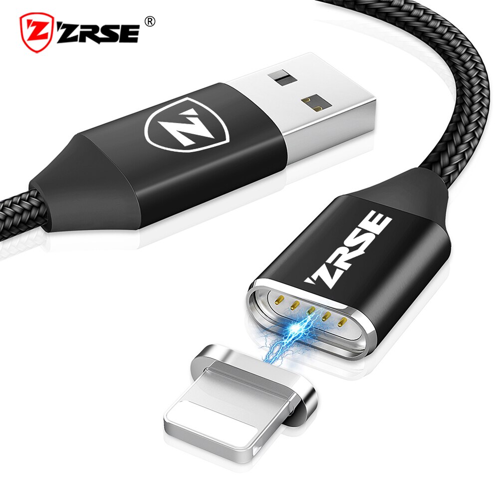 ZRSE Magnetische Kabel für iPhone USB Magnetische Kabel Daten Ladekabel Magnet Ladung Kabel für iPhone 5 5s 6 6s 7 8 Plus 11 X XS XR