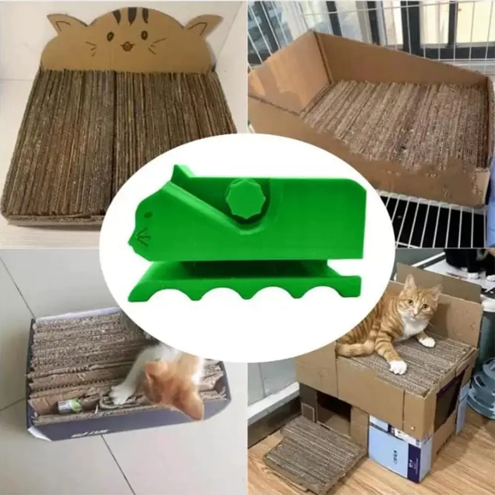 Cardboard Cutting Machine Cat Scratchers Homemade Cardboard Cutter 3D Printing Strip Stripper Plastic Handicraft DIY Home Tools