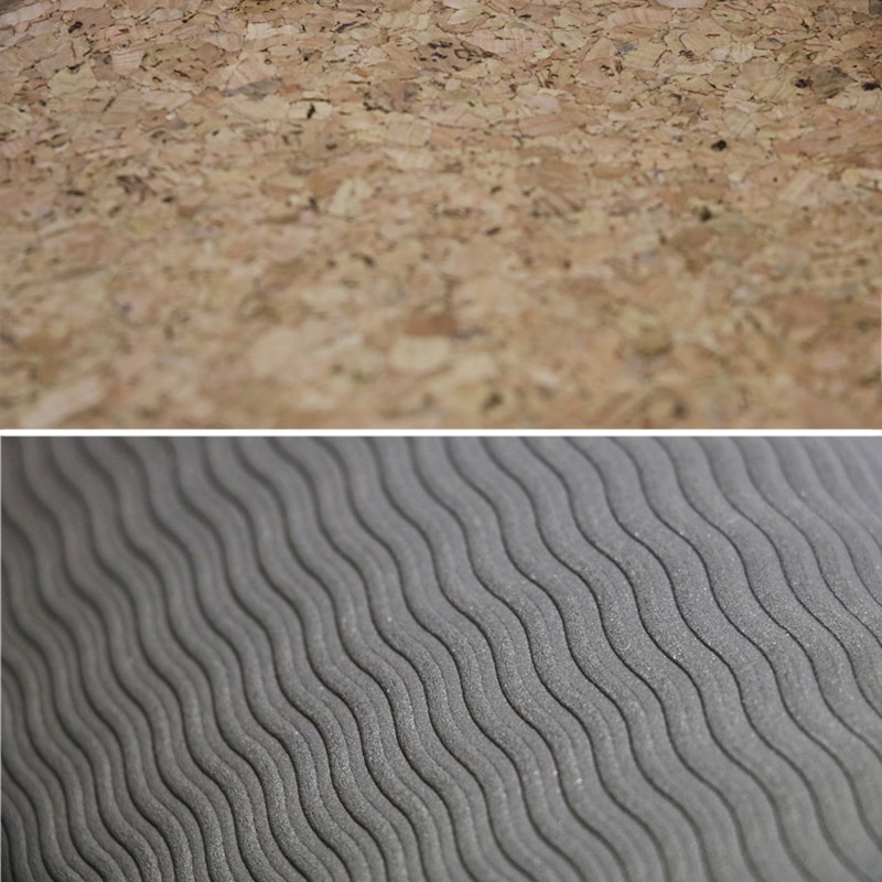 5Mm 183X66cm Oefening Yoga Mat Natuurlijke Kurk Tpe Antislip Yoga Mats Fitness Gym Sport Pilates Training Pads absorberen Zweet Geurloos