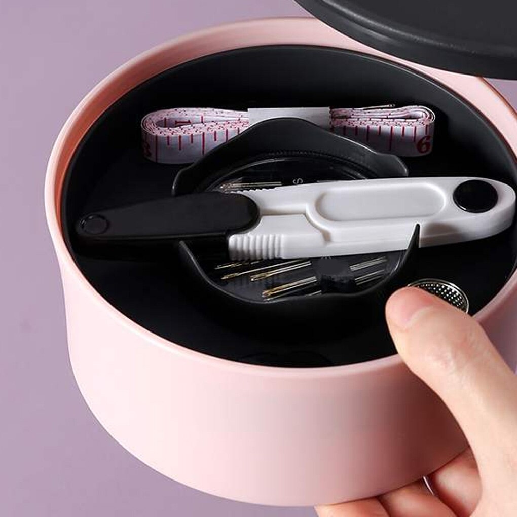 1pc przenośny szycie skrzynka igła nitka narzędzia przechowywanie Obudowa wielofunkcyjny gospodarstwo domowe podróż Organizer skrzynka szycie narzędzia kieszonkowe dzieci