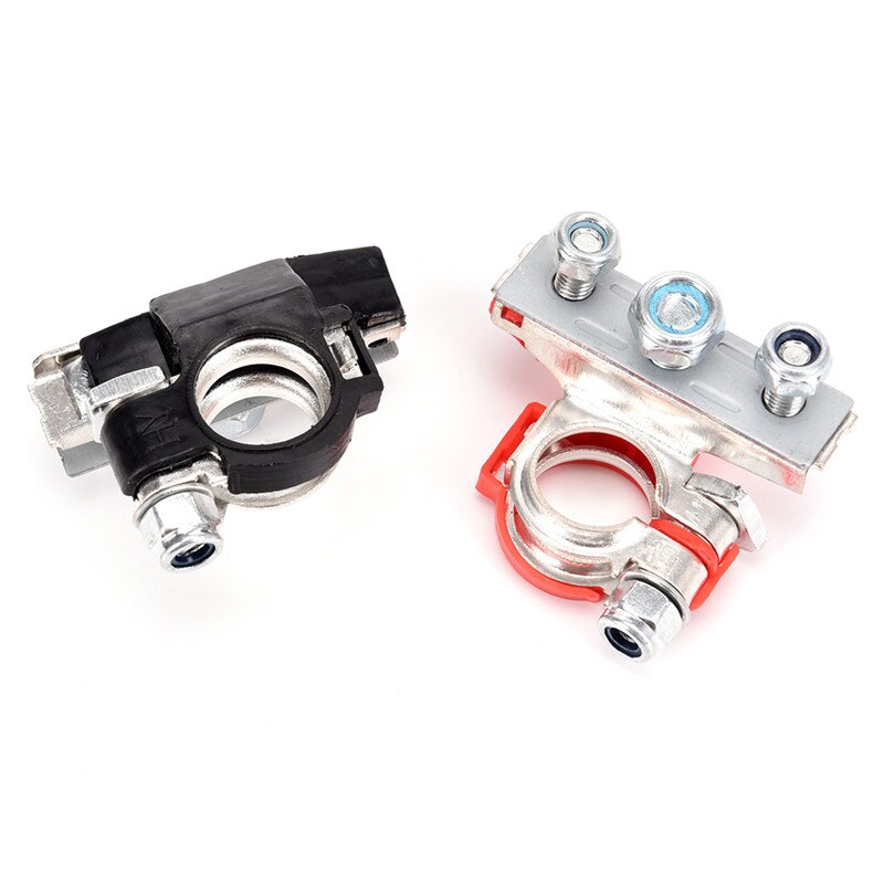 Conector de Terminal de batería de coche, par de baterías de 12V de liberación rápida para batería, abrazaderas