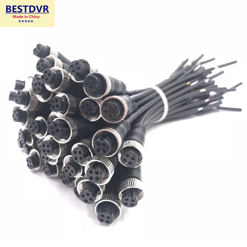 Automotive camera Aviation female connector All copper mdvr interface Truck camera Aviation connector cables Aviation Female