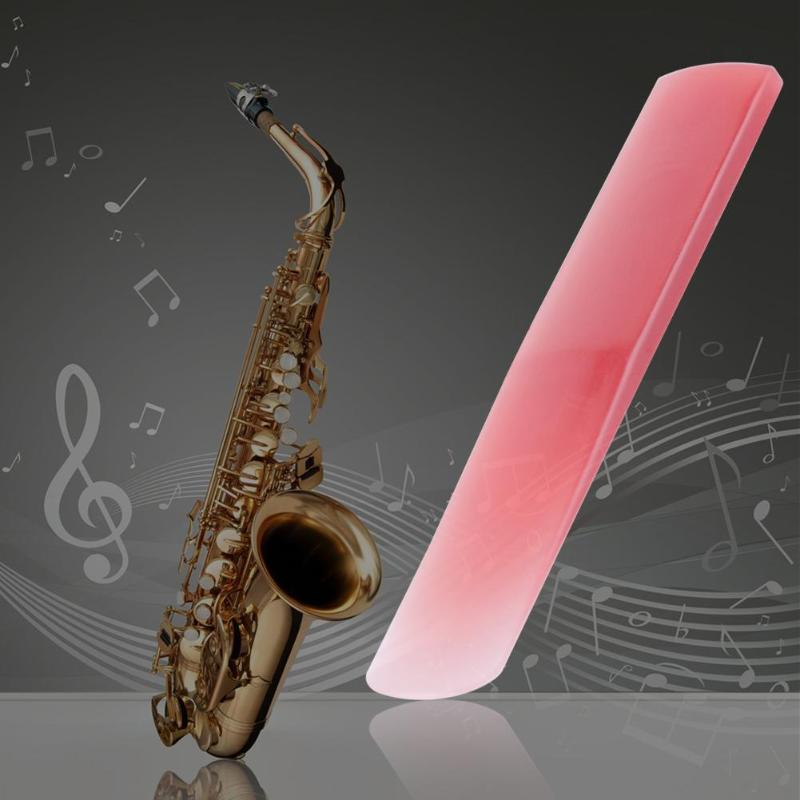 Resin Plastic Sax Saxophone Reed Woodwind Instrument Parts Accessories Clarinet/Soprano/Alto/Tenor Sax 4 Colors