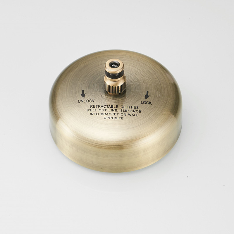 Clothesline Black Stainless Steel Retractable Clothesline Dryer Indoor Steel Wire Single Row Laundry Hanger Simple Clothes Rack