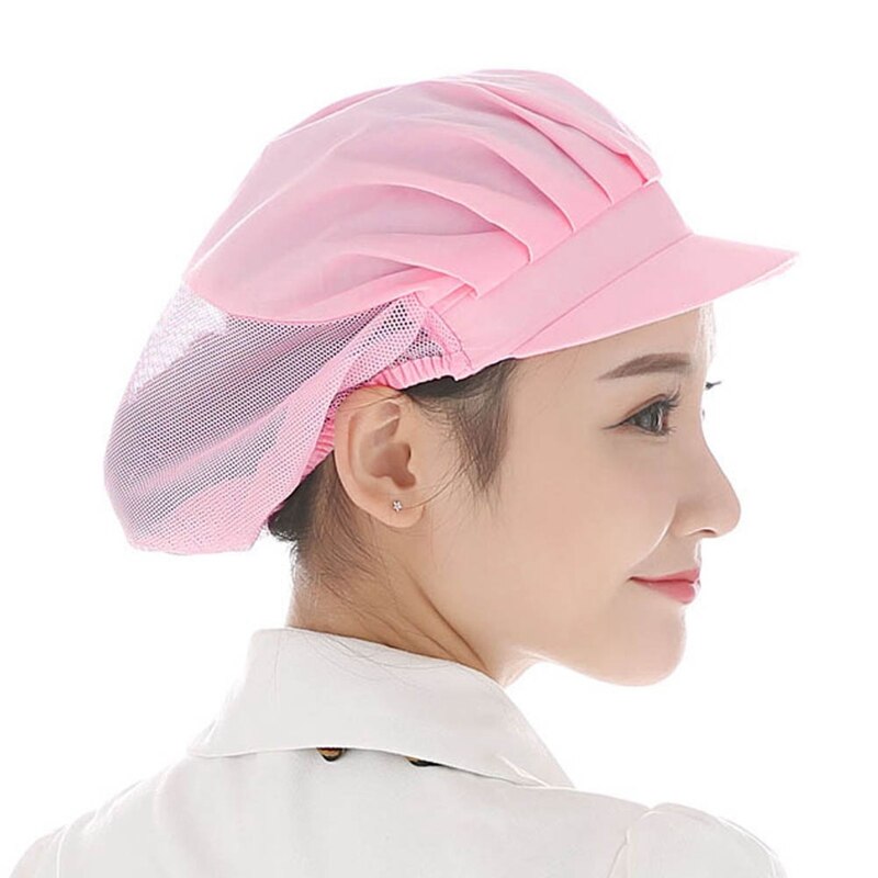 Chapeau de cuisine élastique pour hommes et femmes, chapeau de Chef, accessoires de restaurant, casquette de cuisine anti-poussière, casquette de cuisine d'hôtel respirante: HT4876PK