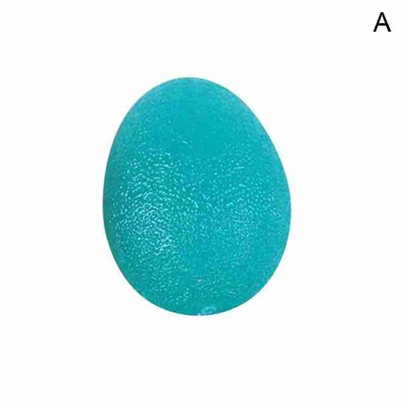 Eivormige Siliconen Grip Stress Bal Hand Vinger Weerstanden Strengthener Zachte Bal Voor Hand Squeeze Training Fitnes D7V8: A