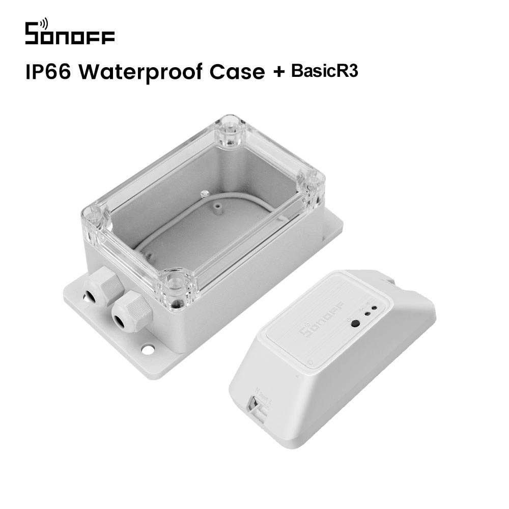 Itead Sonoff IP66 Waterdichte Cover Case Junction Box Compatied Met Sonoff Basic/Rf/Pow/Dual/TH10/TH16 Smart Home Wifi Schakelaar