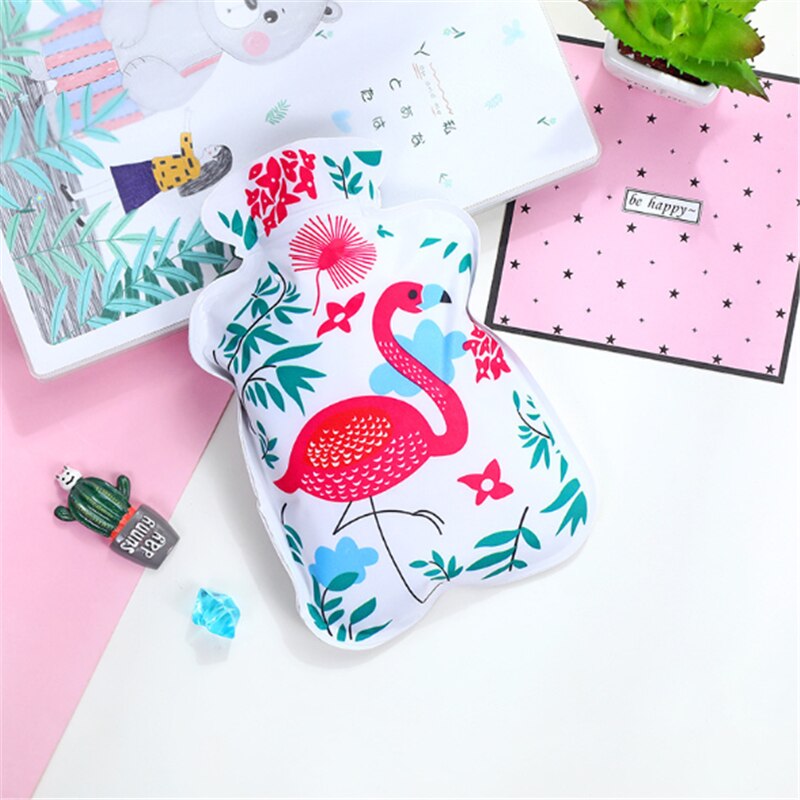 Winter Warm Injection Water Bottle Cute Cartoon Hand Warmer Water Bottle Student Dormitory Warm Baby Wärmflasche: large one sky swan