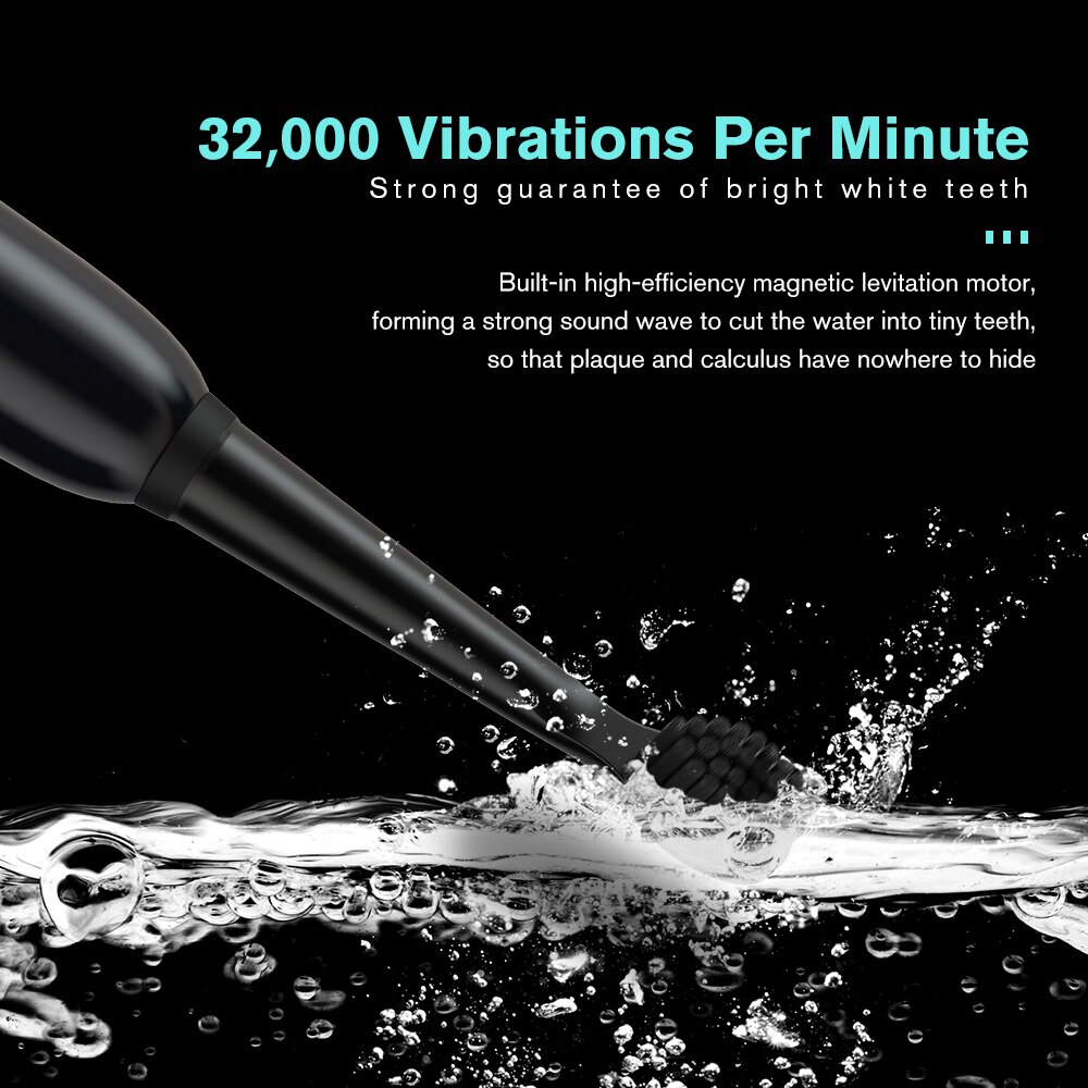 Powerful Ultrasonic Sonic Electric Toothbrush USB Charge Rechargeable Tooth Brushes Washable Electronic Whitening Teeth Brush