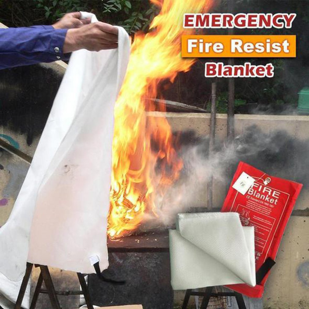 Couverture anti-feu de secours couverture de lutte contre l'incendie de survie protection de sécurité Refuge de protection extincteurs magasin abris