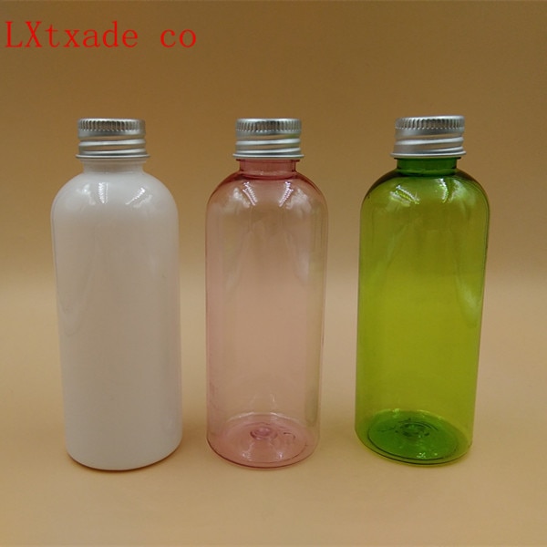 100ml groene, roze, witte plastic lege flessen in originele navulbare stijl, parfum, cosmetische watercontainers