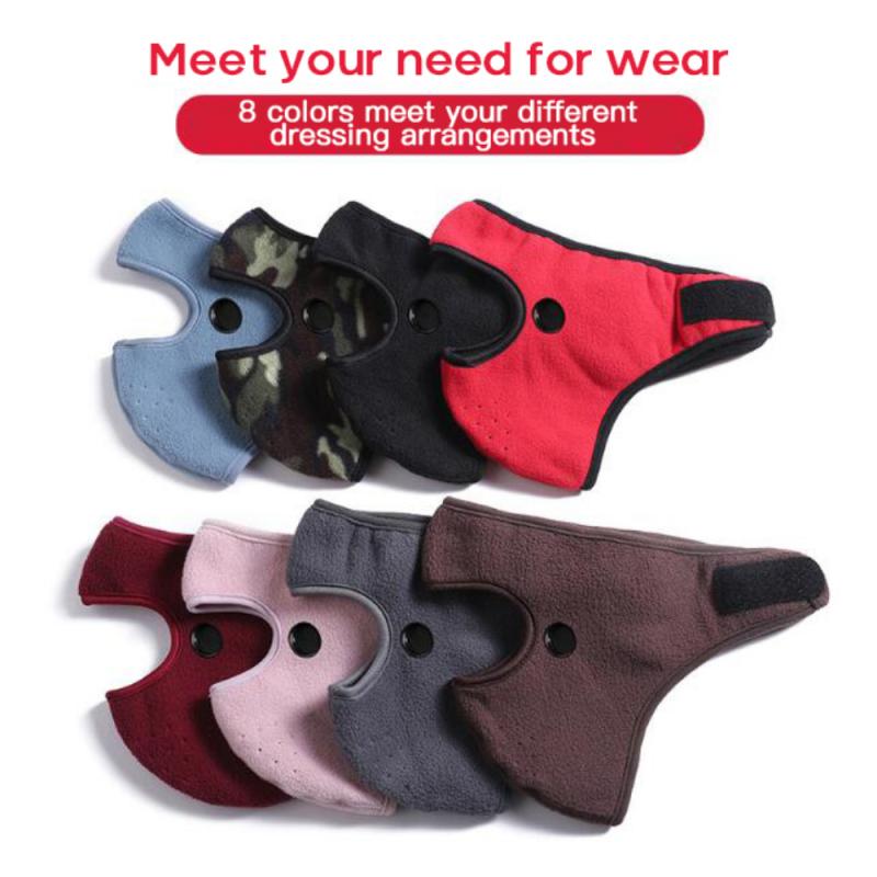 Mascarilla facial antiviento y cálida para ciclismo, máscara de protección ocular extraíble, antiniebla, para invierno, para mantener el calor