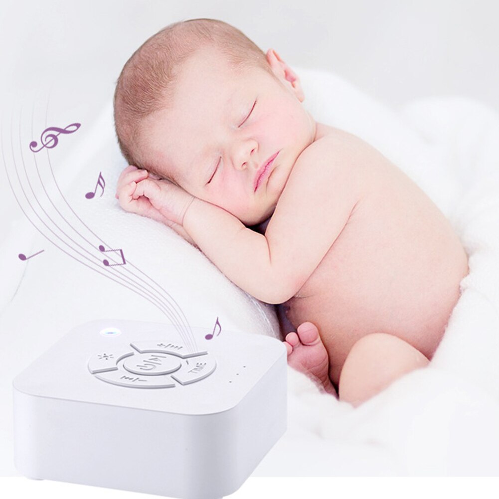 Insomniac Relaxing Sounds Mini Timer Breathing Light White Noise Adults Music Baby Sleep Machine Aid Led Home USB Charging