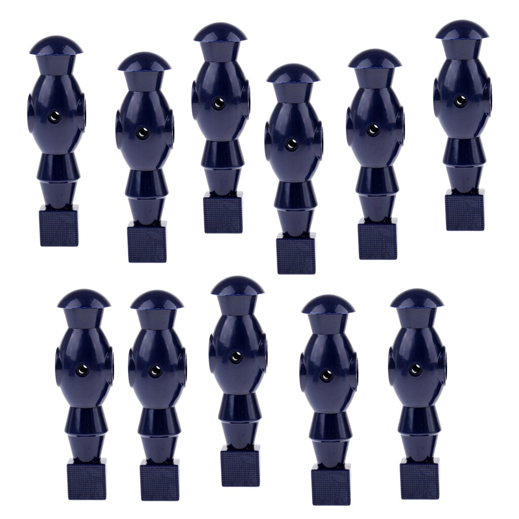 MagiDeal 11 Pieces Table Soccer Player Foosball Men Player Soccer Table Replacement Man: Blue