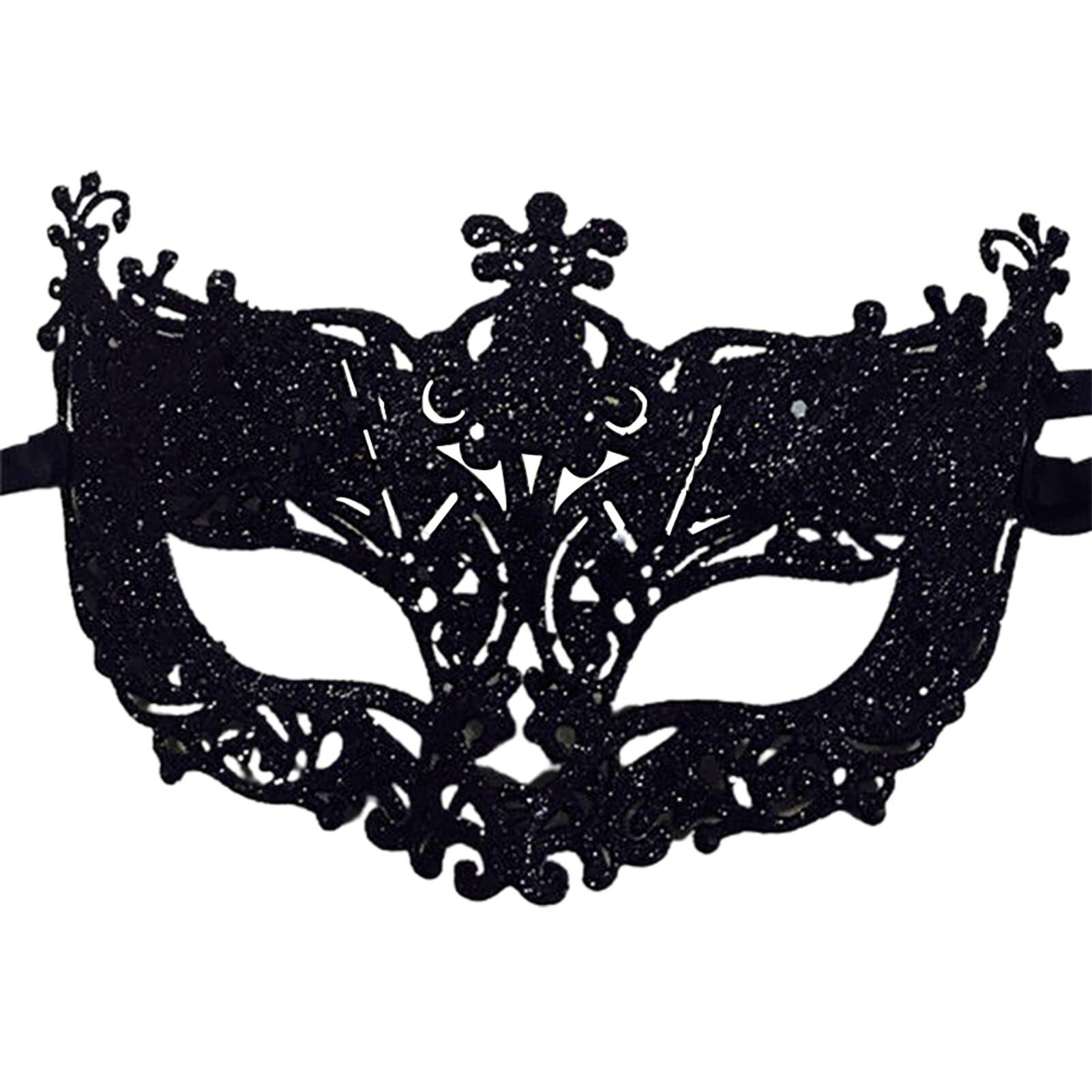 SALES! Women Cosplay Eye Mask Masquerade Carnival Fancy Mardi Christmas Party: Black