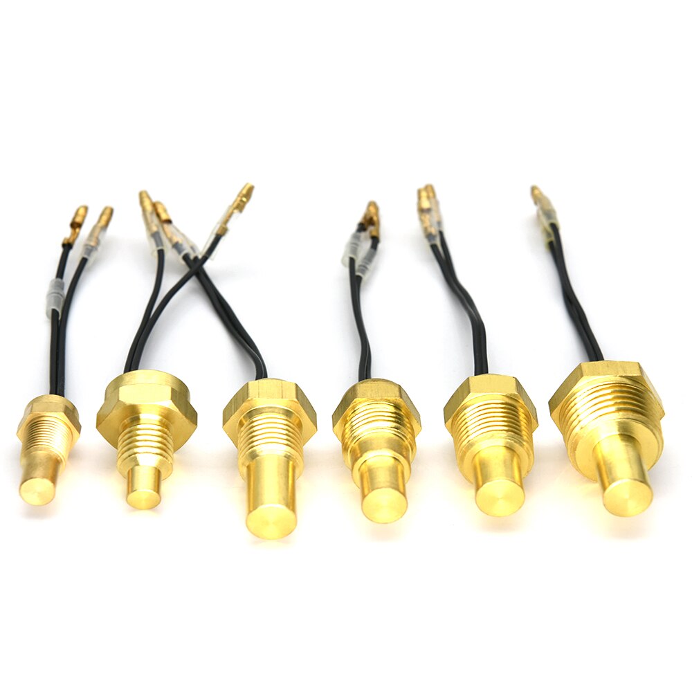 12V/24V Car Truck Car Water Temperature Sensor 50K Head Plug 10MM 12MM 14MM 16MM 17MM 21MM 1/8NPT 3/8NPT Water Temp Sensor
