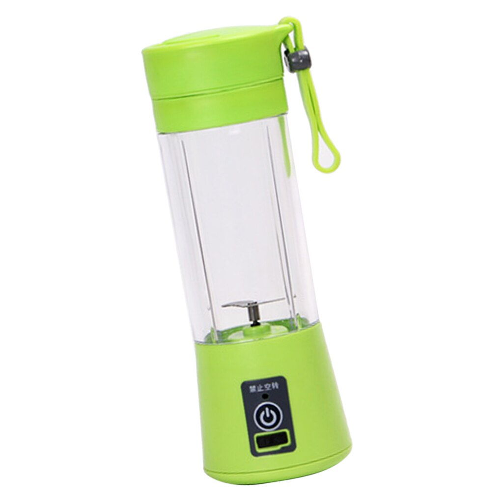 Draagbare Blender Elektrische Juicer Cup Fruit Smoothie Baby Voedsel Mengen Machine 400Ml 6 Modellen Beschikbaar: Green 3S