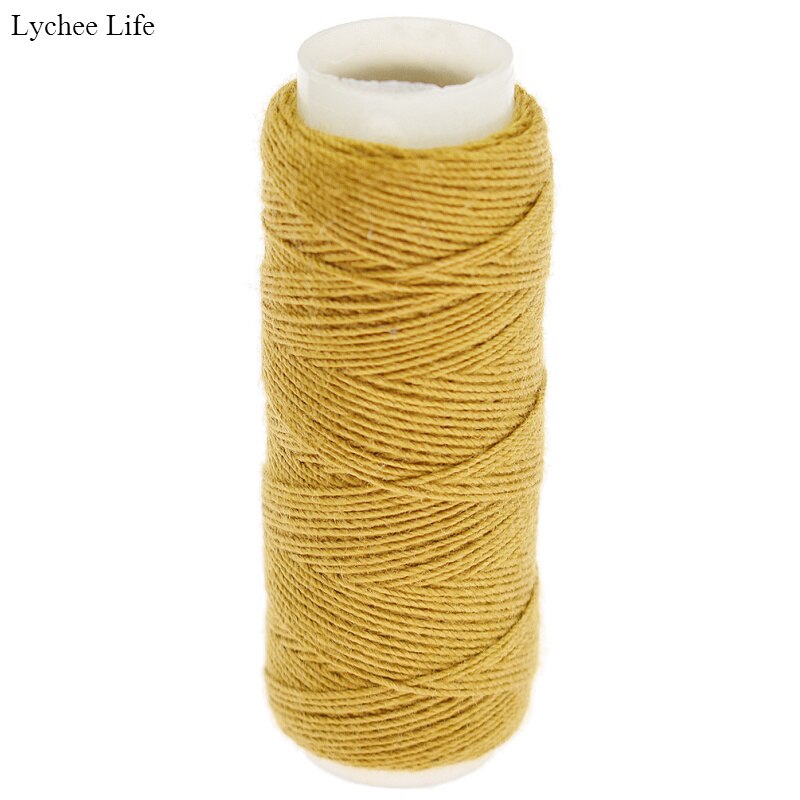 Lychee life 24 stk / parti blandede farver polyester sytråd til håndlavede beklædningsbukser sytilbehør