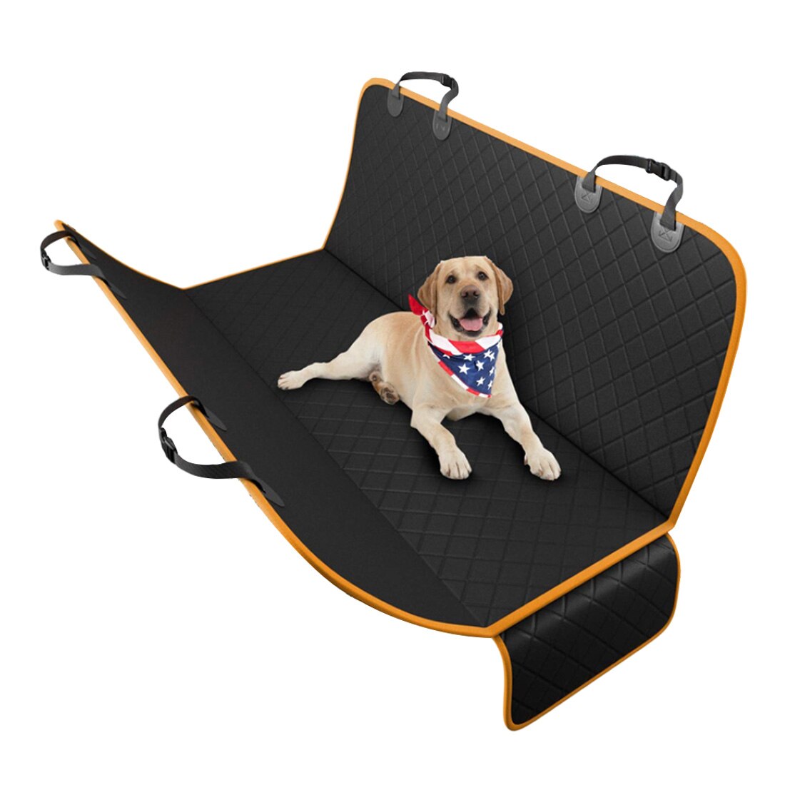 Backseat Pet Bed Mat, Dog Bed For Cars, Fit For Backseat Extenders Car Seat Protector Nonslip Soft Durable For Cars Dark Gray 24 5 X 51