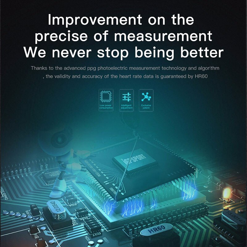 IGPSPORT HR60 Arm Heart Rate Sensor Hand Strap Bluetooth-Compatible ANT+ Wireless IPX7 Fitness Smart Bicycle Heart Rate Monitor