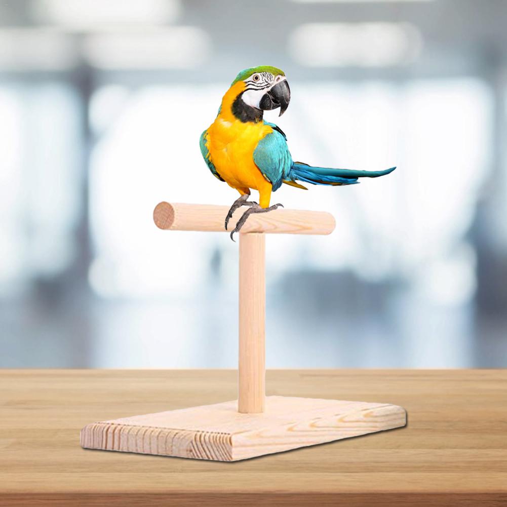 Percha para pájaros, juguetes para loros, soporte de madera Natural para colgar pájaros, soporte de madera para oficina, juguete para morder de Ave