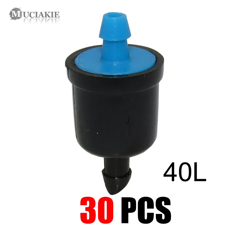 MUCIAKIE 4/6/8/10/20/30/40/50/60L Mini Pressure Compensating Drip Emitter Self-cleaning Durable Garden Irrigation Fixed Flow: green