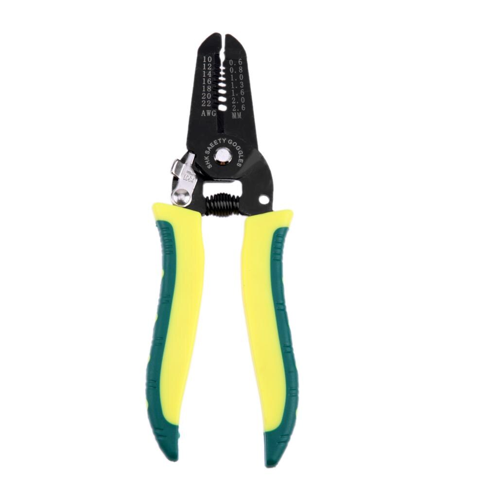 3 in 1 Automatic Cable Wire Stripper Cutter Crimper Multifunctional Terminal Crimping Stripping Plier Tools Cable Wire Stripper: a