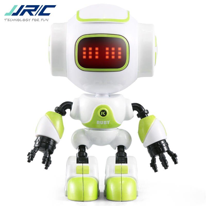 Jjrc R9 Groen Ruby Touch Control Robot Speelgoed Diy Gebaar Mini Smart Geuit Lichtmetalen Rc Robot Voor Kinderen Kids Verjaardag Aanwezig