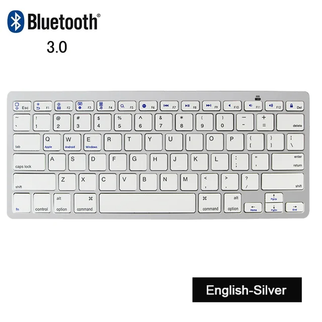 Russisch spanisch arabisch koreanisch neue tragbare drahtlose Bluetooth 3,0 Tastatur für iPad Tablette Telefon PC Android iOS Fenster-System: verrotten