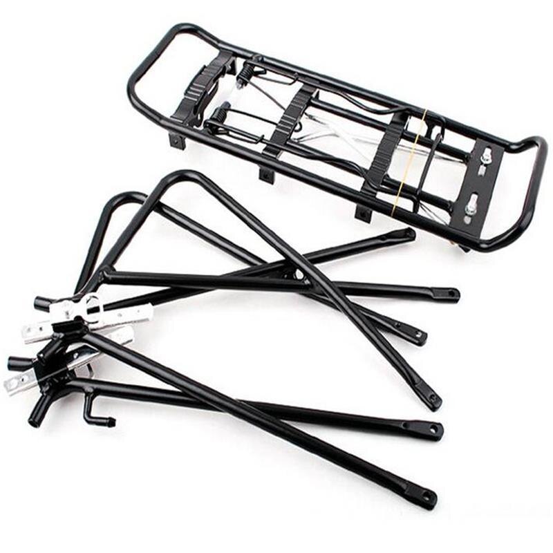 Bicycle Luggage Carrier Shelf MTB Road Bike Rear Cargo Racks Foldable Aluminum Alloy For 24 26 28 Inch 700C V Brake Cycling Part