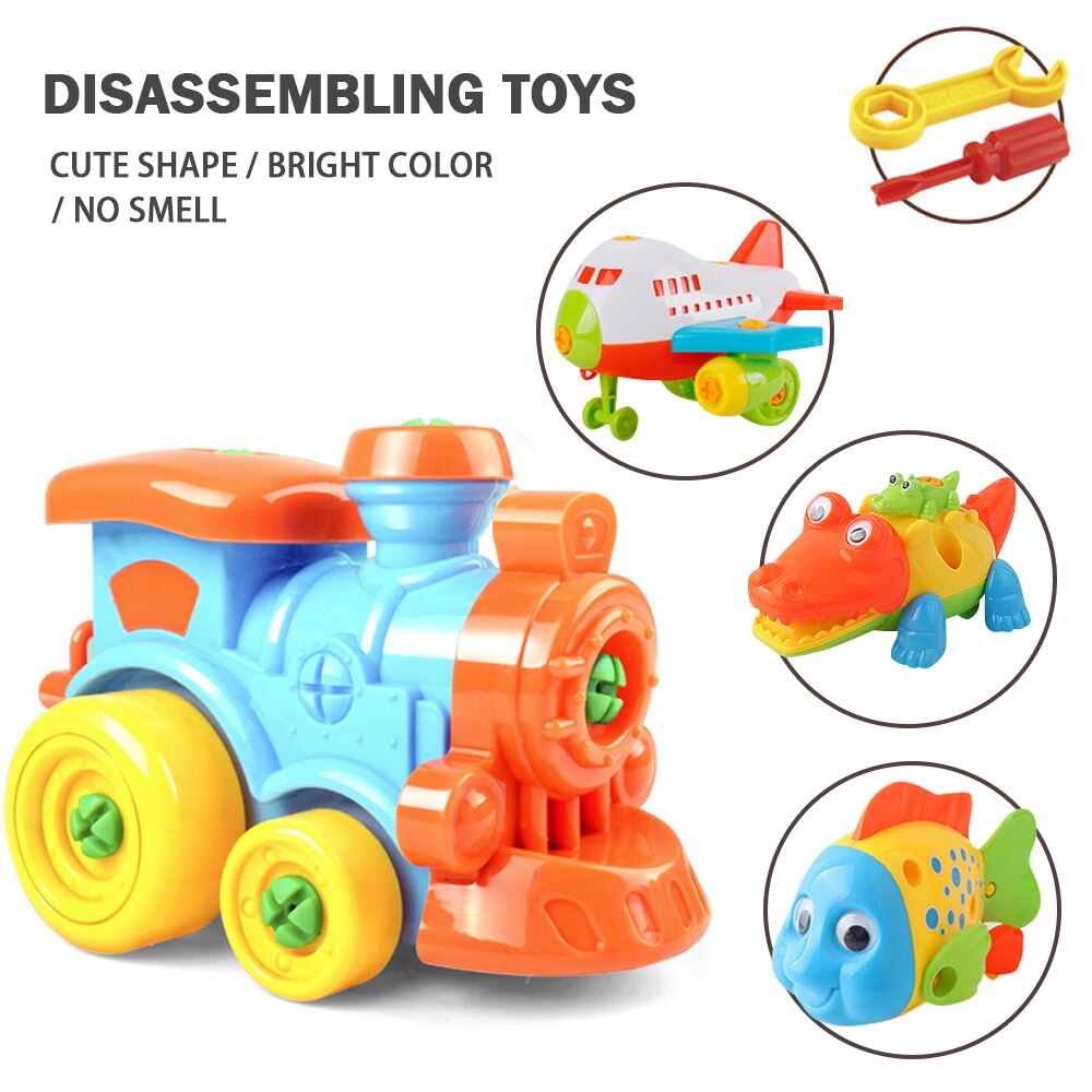 3WBOX tools screw toy Plastic 3D Removable Combination animal Assembly hands-on ability exercise nut educational for children