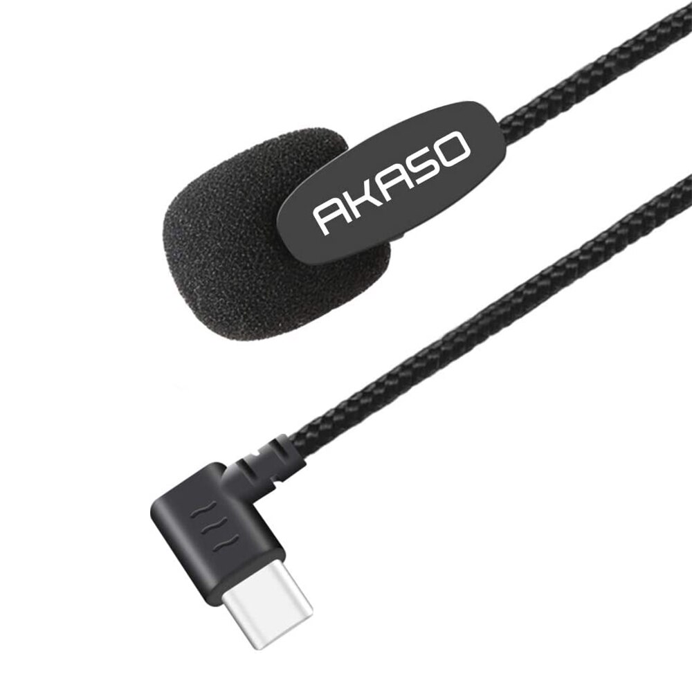 AKASO Brave 6 Plus-micrófono externo para Cámara de Acción, solo para AKASO Brave 6 Plus