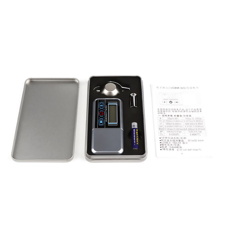 Mini giradiscos Digital de 0.001g, medidor de balanza de fuerza Stylus Led con brazo de carga, báscula Digital portátil