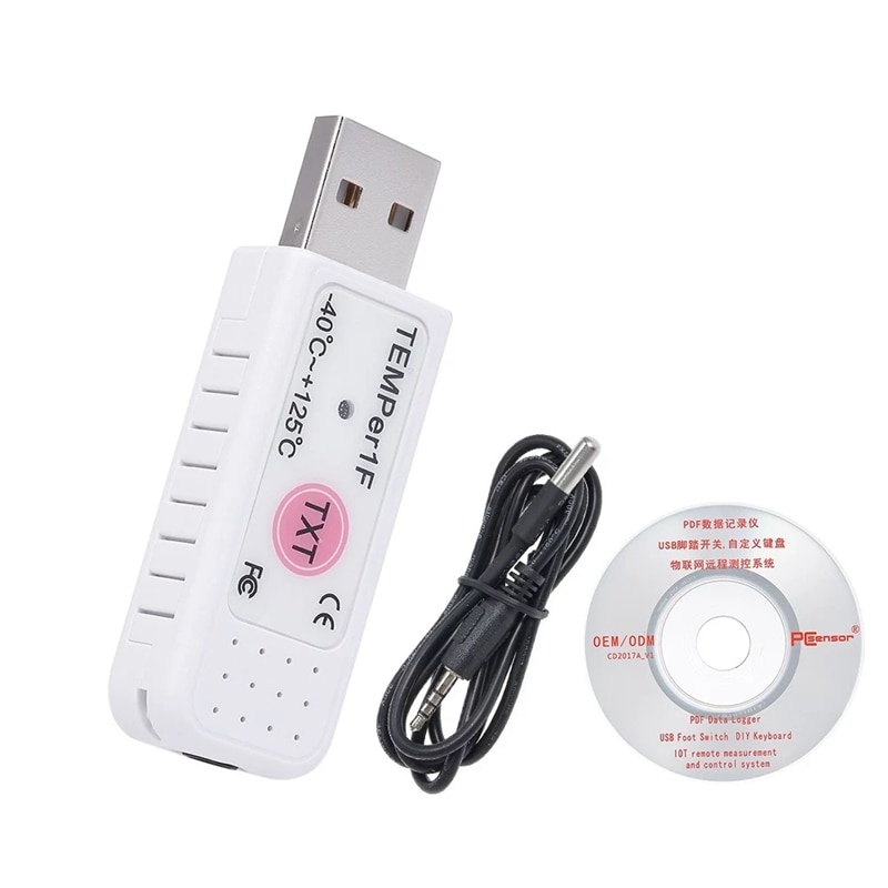 PCsensor USB Thermometer Hygrometer Temperature Sensor Data Logger Recorder for PC Laptop: Default Title