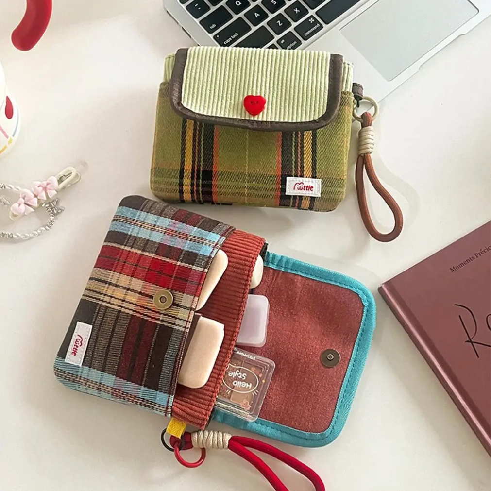 Datenkabel Organizer Sanitär Pads Tasche Große Kapazität Kontrast Farbe Kosmetik Tasche Mehrzweck Serviette Beutel Lagerung Tasche2025Neu