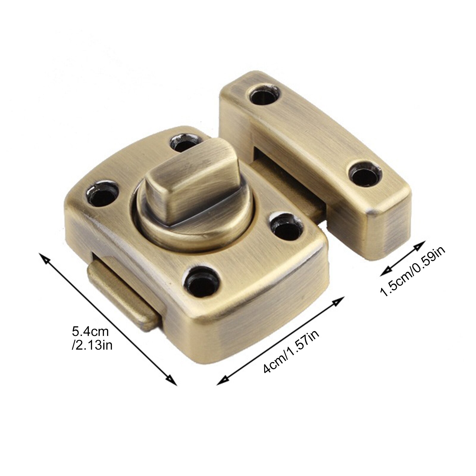 Thickened Zinc Alloy Small Door Latches Tools Sliding Door Left And Right Latches Sliding Door Sliding Door Bolts Door Lock Tool: D