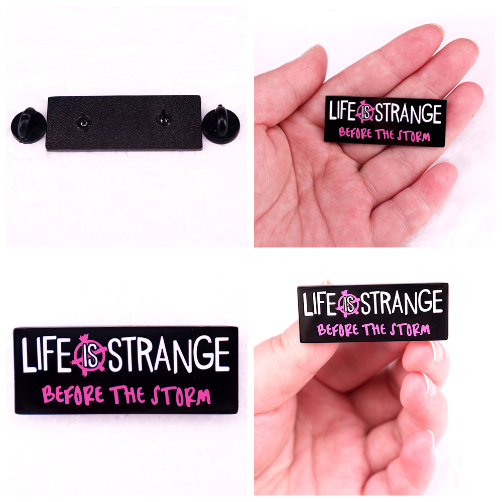 Life is of strange-nålar halsbandsset spel emaljbrosch ryggsäck väska kavajslag märken smycken accessoarer