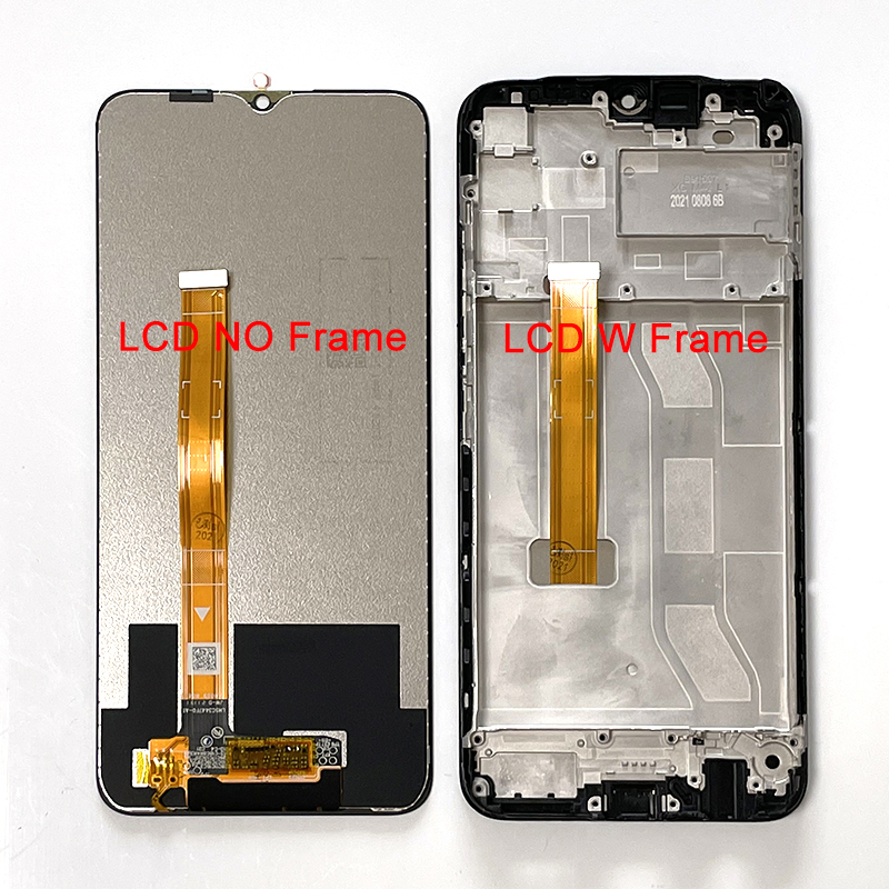 6.5 &quot; original skærm udskiftning til realme 7i global rmx 2193 lcd touch screen udskiftning digitizer samling helio  g85