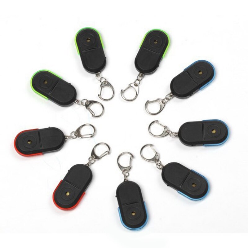 Mini kabellos Anti-Verloren Alarm LED Licht Dinge Tracker Finder Lokalisierer Keychain Pfeife Klang