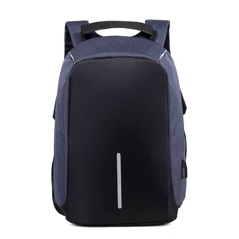 SXME Laptop Rugzak USB Opladen Anti Diefstal Rugzak Mannen Reizen Rugzak Waterdichte Schooltas Mannelijke Mochila: Blue