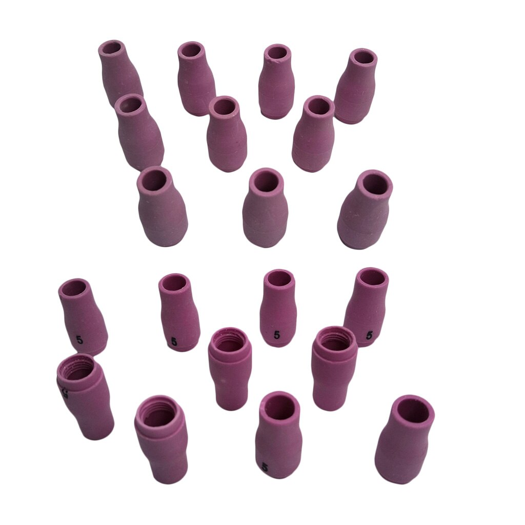 10 Pcs Ceramic Nozzle Welding Ceramic Nozzle Cup TIG Gas Lens Welding Consumables