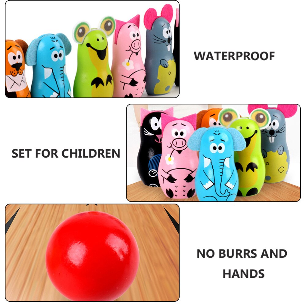 1 Set Durable Safe Funny Children Bowling Balls for School Home