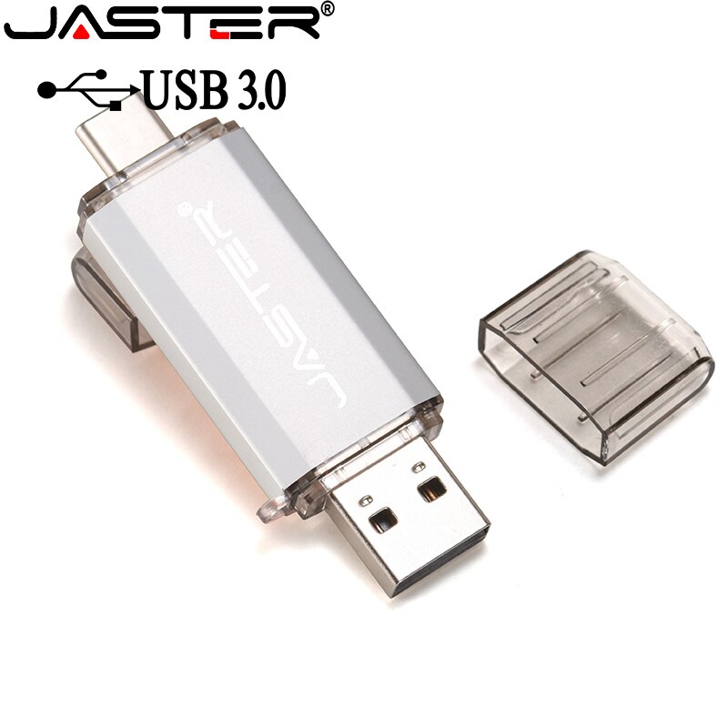 JASTER OTG Usb bagnetowy C Pen Drive 128 GB 64 GB 32 GB 16 GB pamięć USB 3.0 Hoge Snelheid Pendrive dla typu C Apparaat